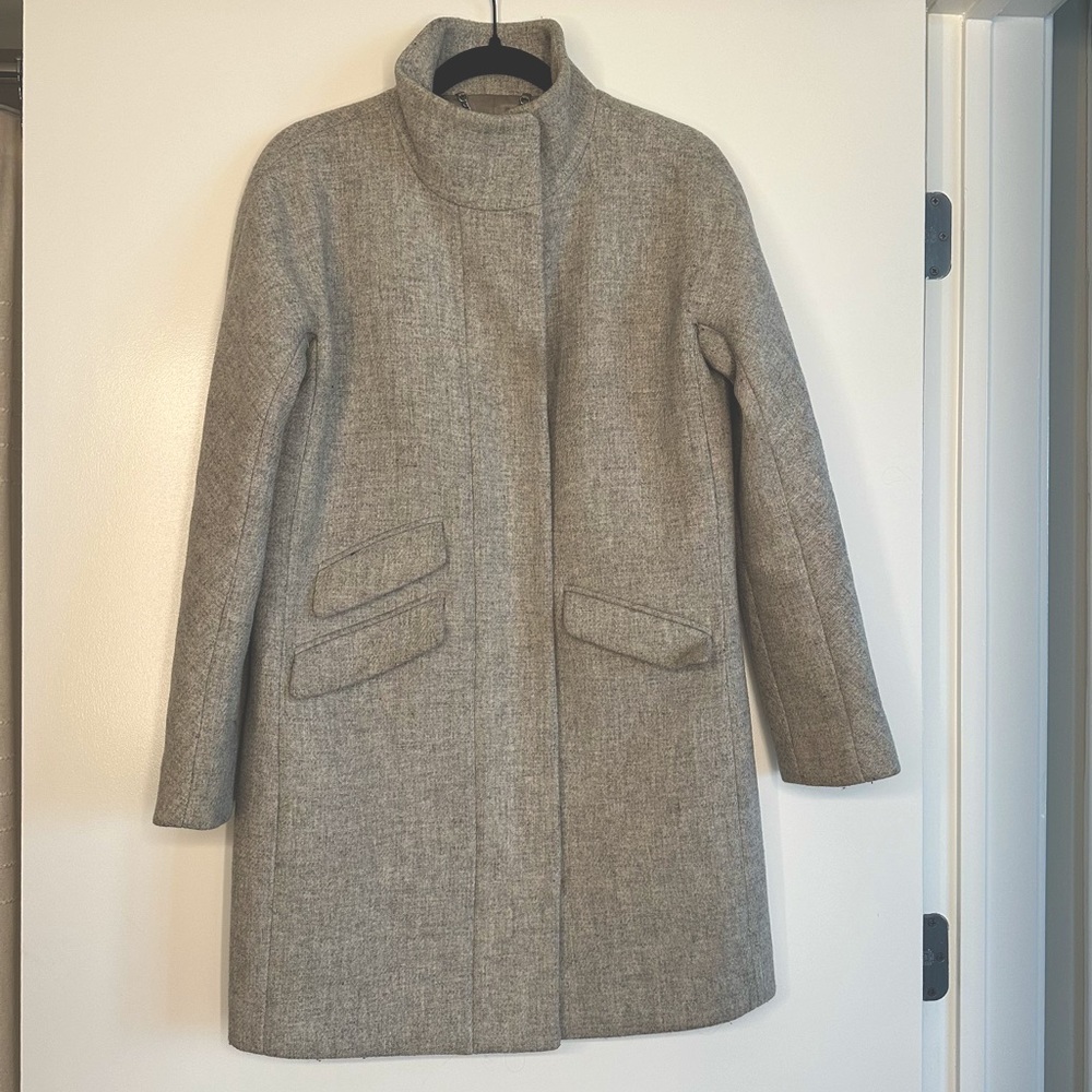 Jcrew Cocoon coat size 2 in color “Heather dusk”